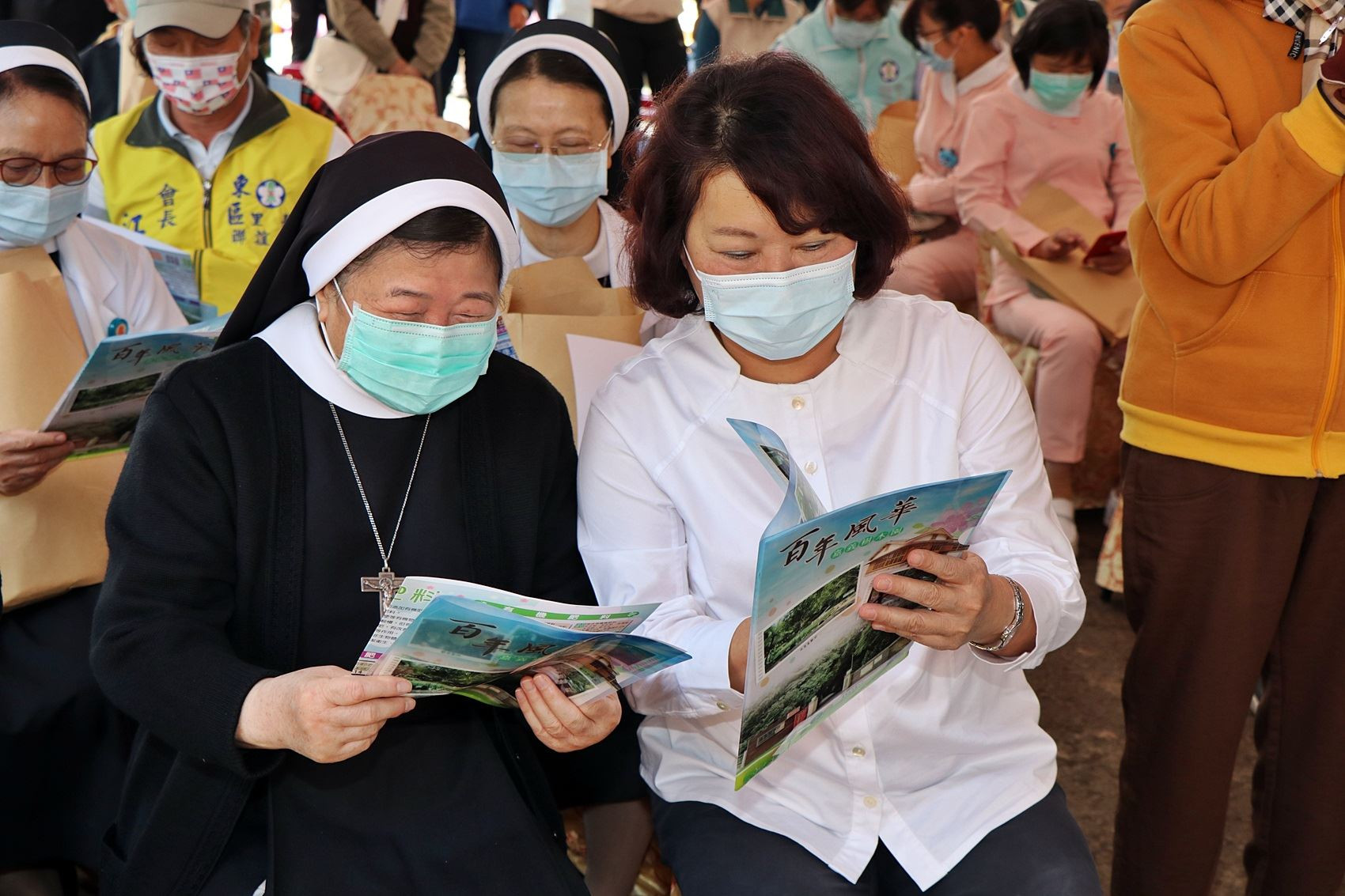 市長與聖馬爾定醫院院長陳美惠