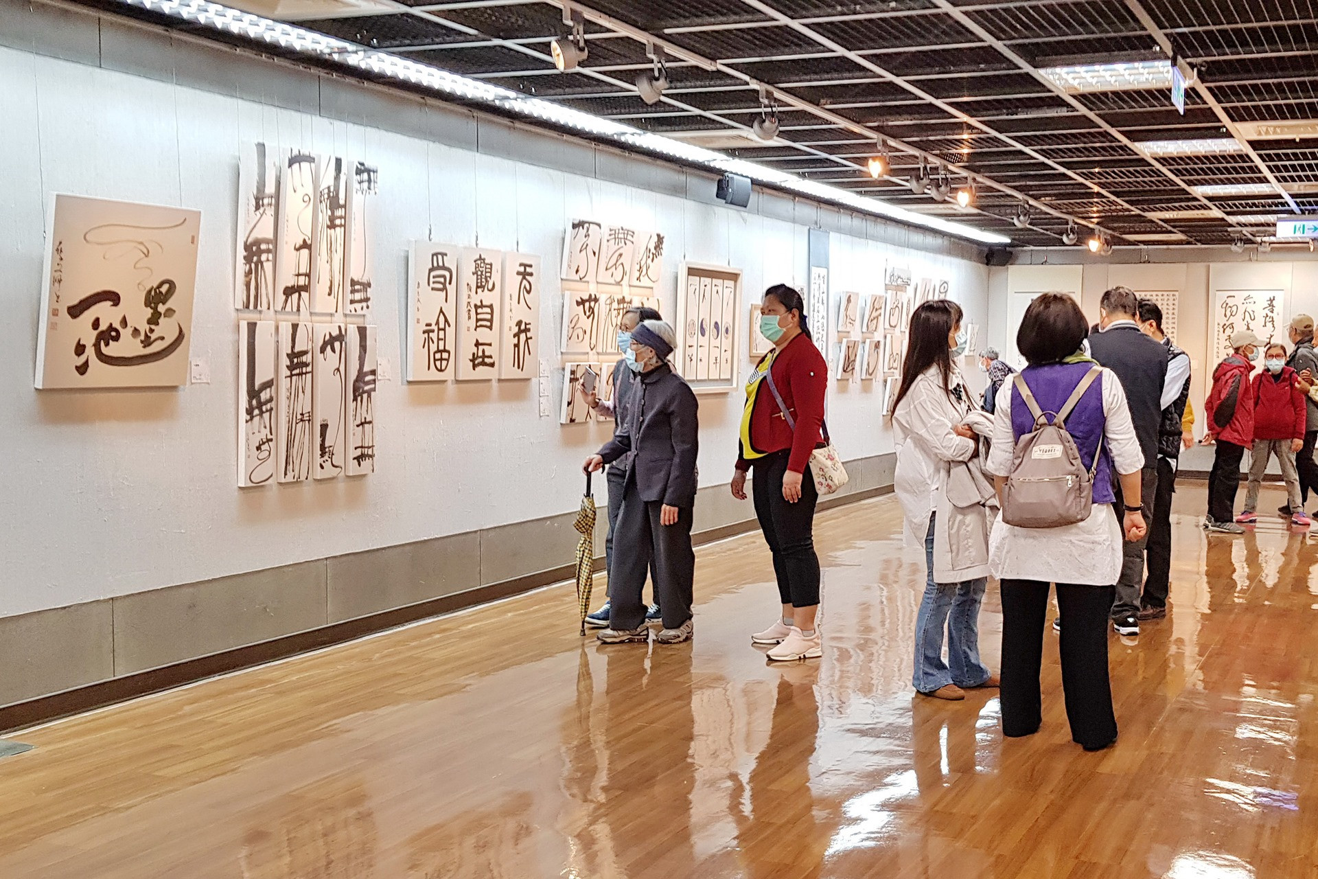 傳承─盧銘琪書法師生聯展